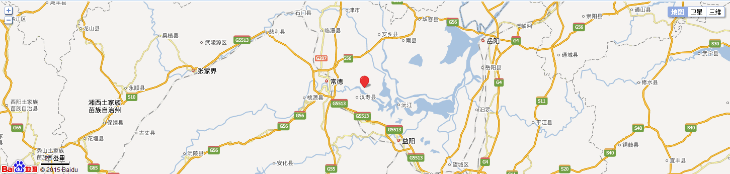 彭放)据湖南地震台网测定:2016年2月25日8时52分4秒,湖南常德市汉寿县图片