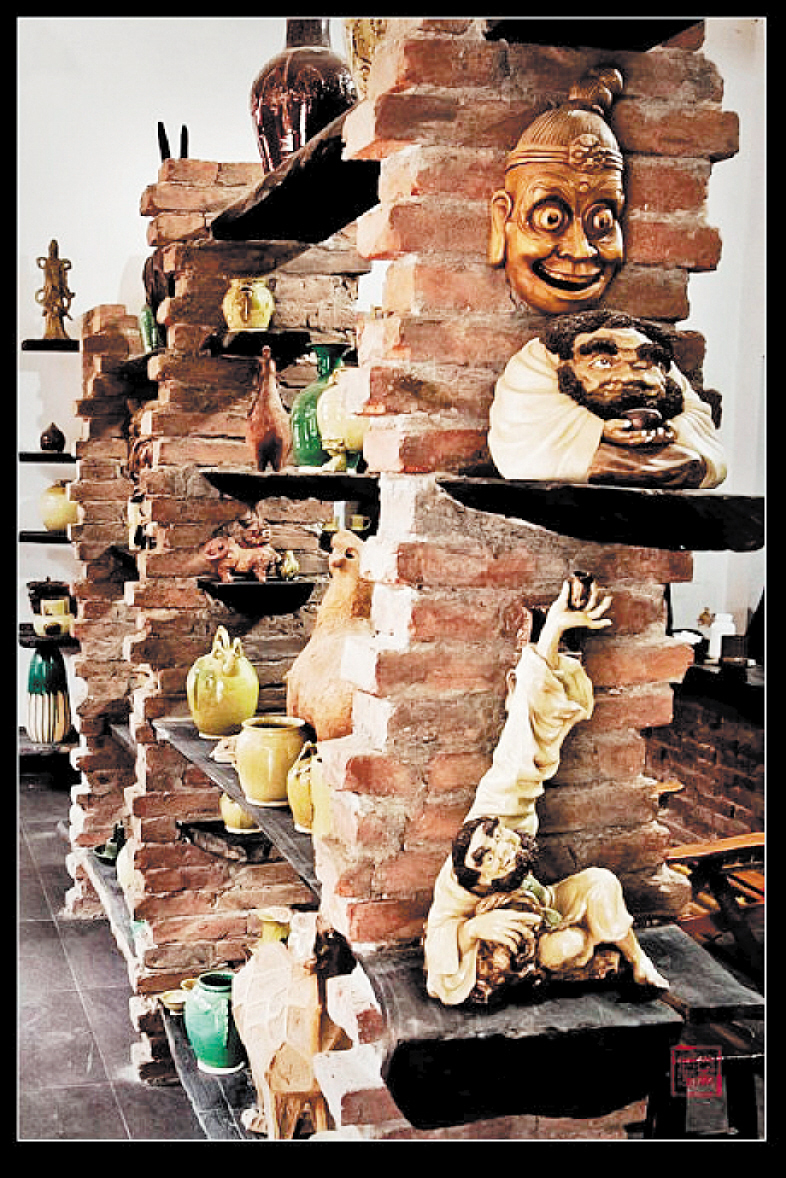 铜官窑遗址展示的唐朝陶瓷。　　本版照片均为长沙铜官窑遗址管理处提供
