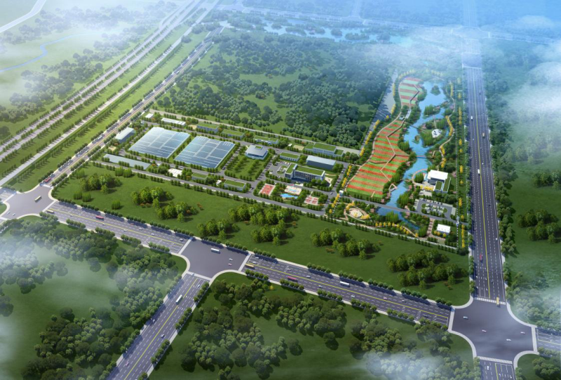 大王山水质净化厂（一期）项目规划图。