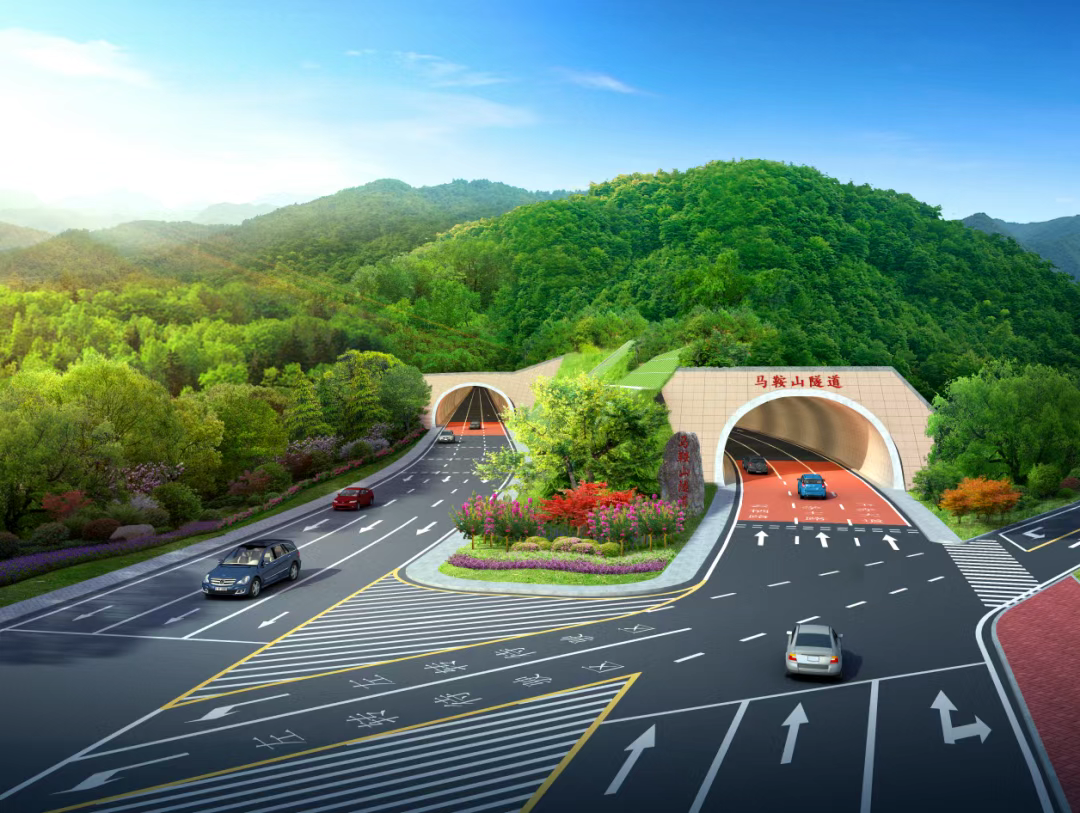 梅浦联络线（南段）年内计划完成1400米单洞掘进。湘江集团供图