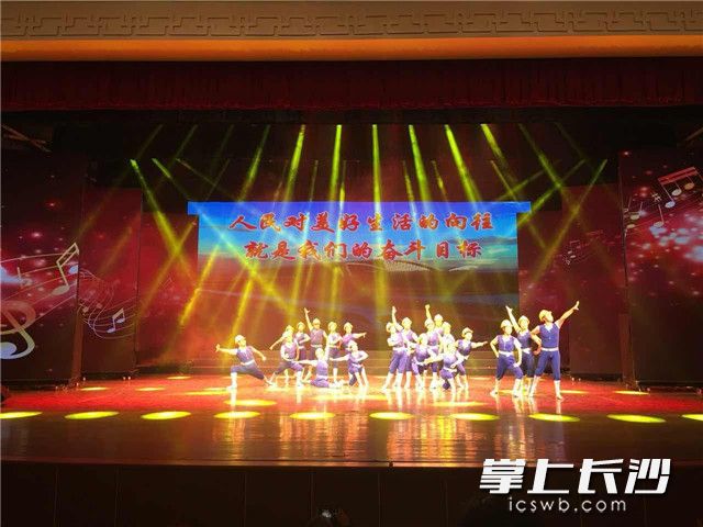湖南省芒果树艺术团专场文艺演出在实验剧场举行。