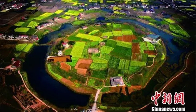 中国最早的城市、世界农业稻作文化的发源地——城头山。资料图