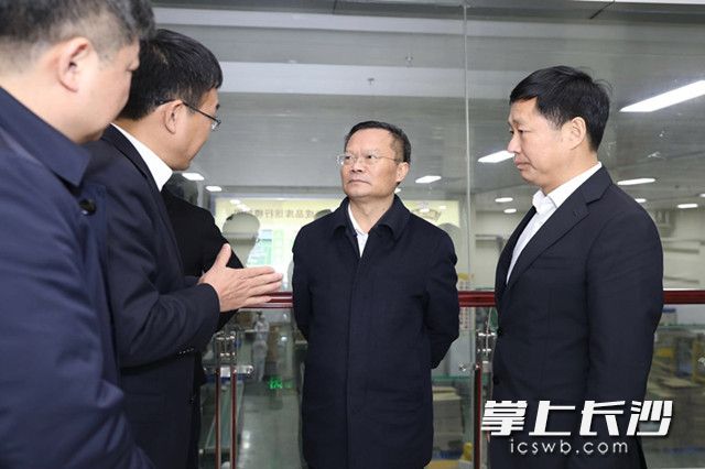 胡忠雄实地调研湖南粮食集团宁乡食品产业园。