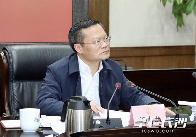 会议由市委副书记、代市长、湖南湘江新区党工委书记胡忠雄主持。