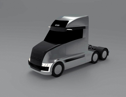 长沙智能驾驶研究院未来智能物流车设计图。 均为资料图片