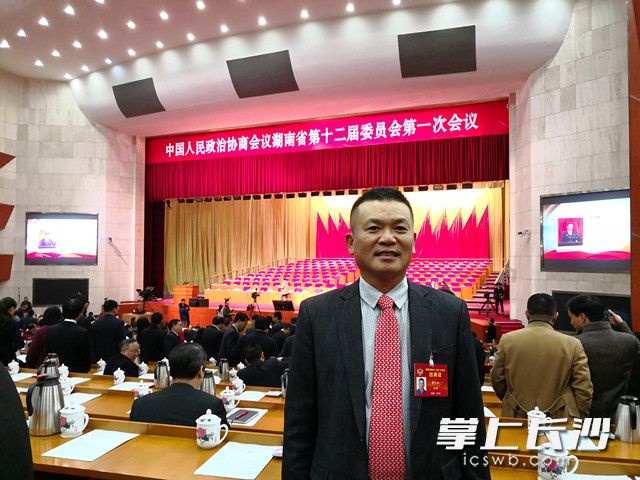 湖南省政协澳门委员黄天松。图片由本人提供。