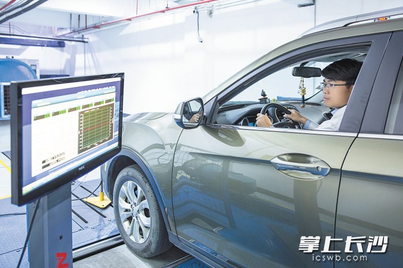 中汽（长沙）检测将在2022年前建成五大试验室，为汽车及零部件企业提供第三方检测技术服务。受访单位供图