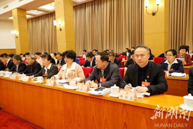 3月9日，湖南代表团分别举行第六次全体会议和分组会议，审议全国人大常委会工作报告。