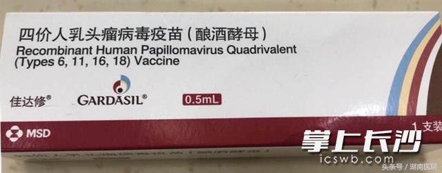 四价HPV疫苗湖南正式上市 已接种二价不必重