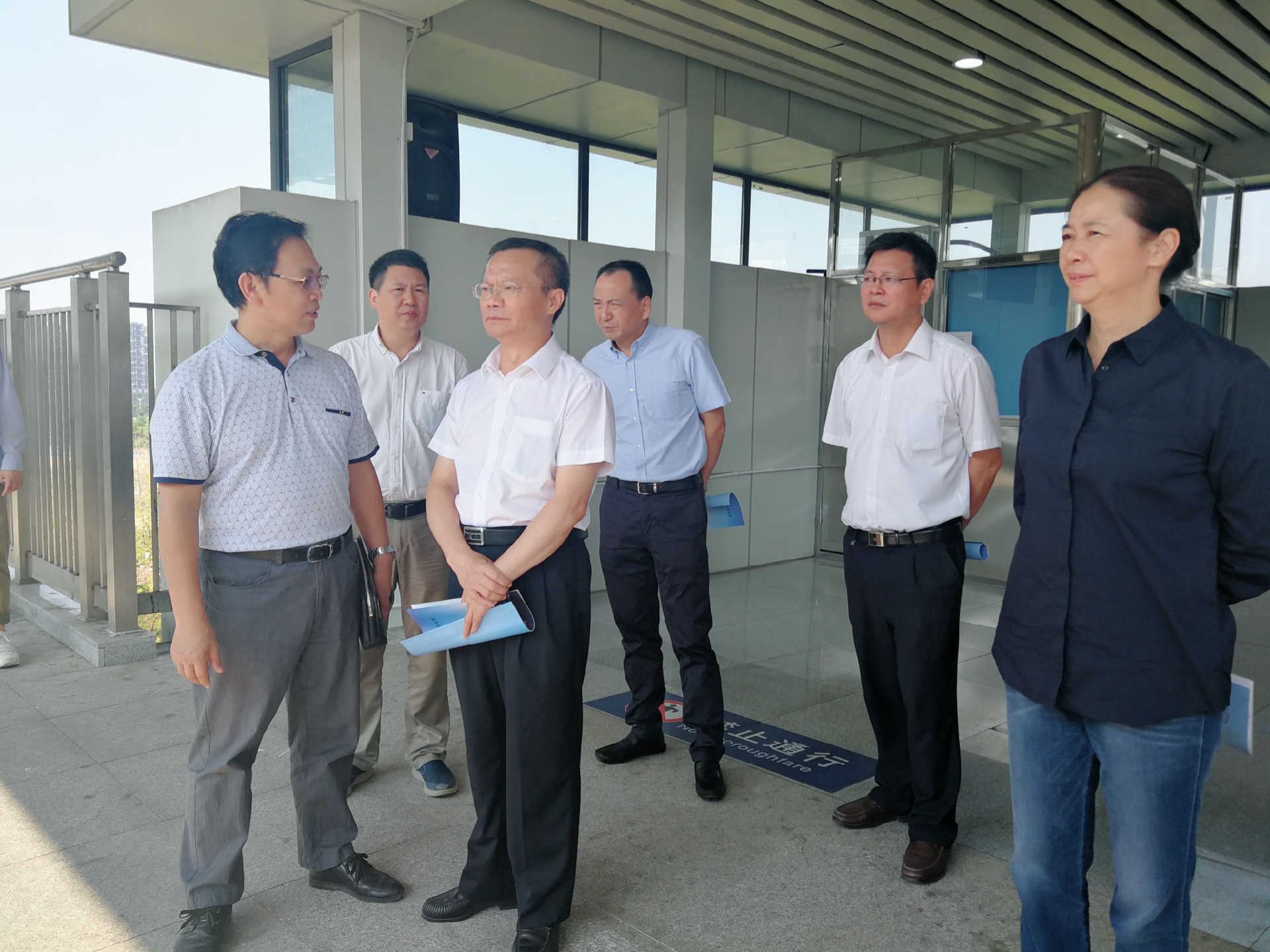 今日，胡忠雄调研长株潭城际铁路运营工作。
