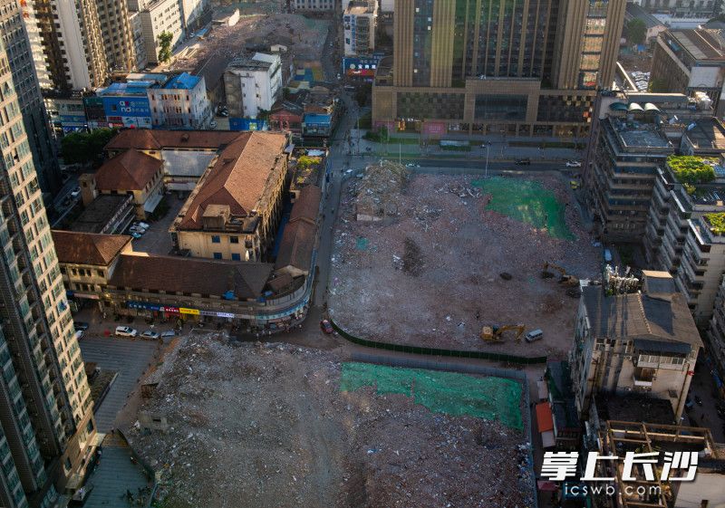 长沙宝南街手机市场主体建筑已全部拆除。
