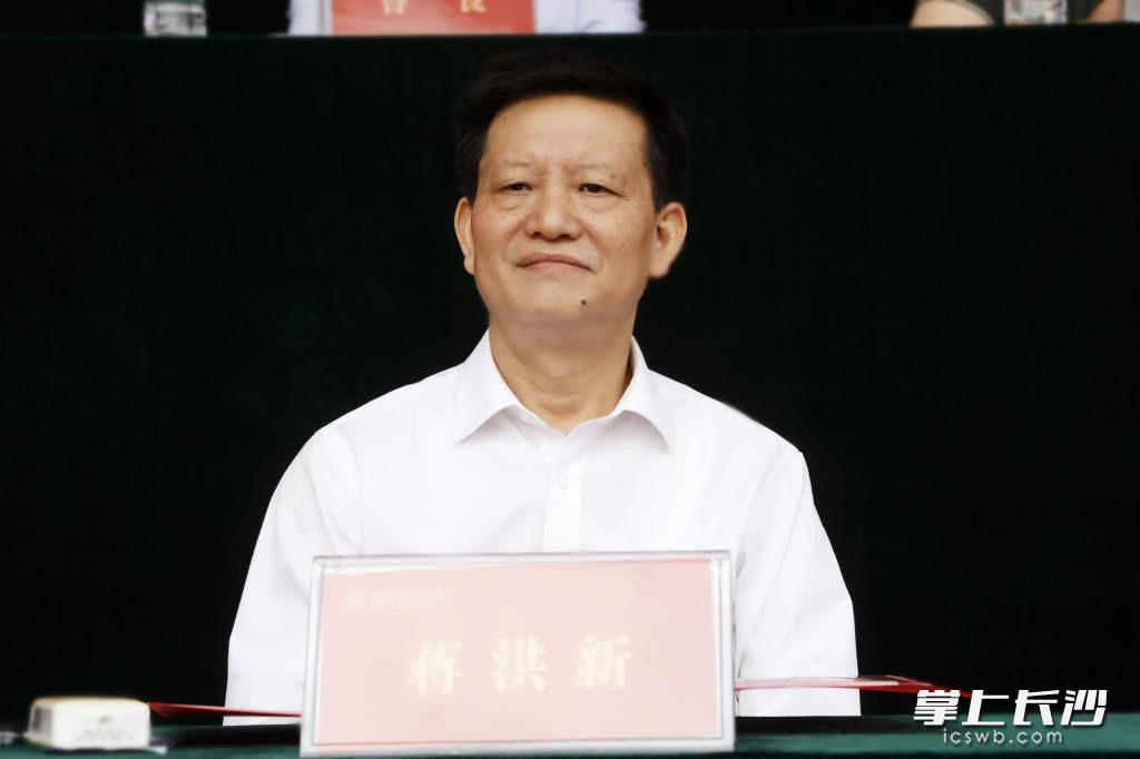 湖南师范大学党委书记蒋洪新。