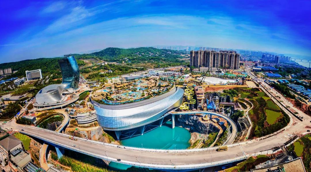 2020年，由湘江集团投资建设的湘江欢乐城迎来开园。资料图片