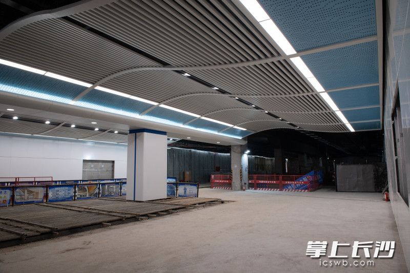 韶光站是地铁6号线装修样板站，目前站内装修段已正式亮相。