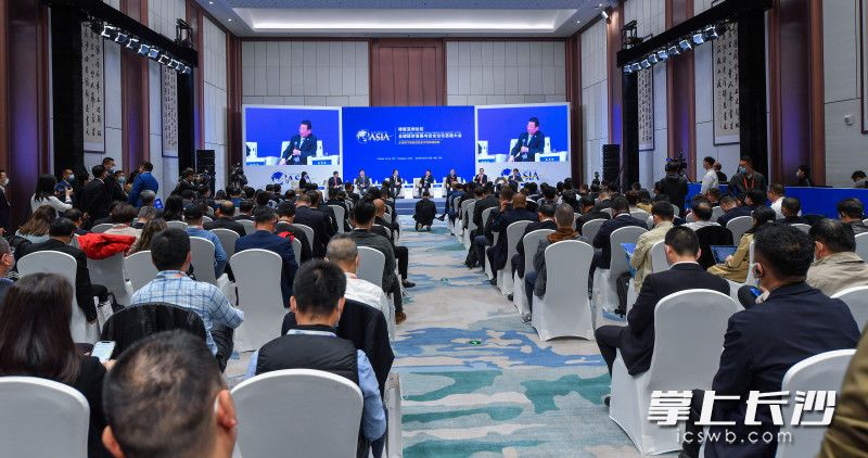 18日下午，“经济全球化下的安保共享”论坛在长沙国际会议中心举行。