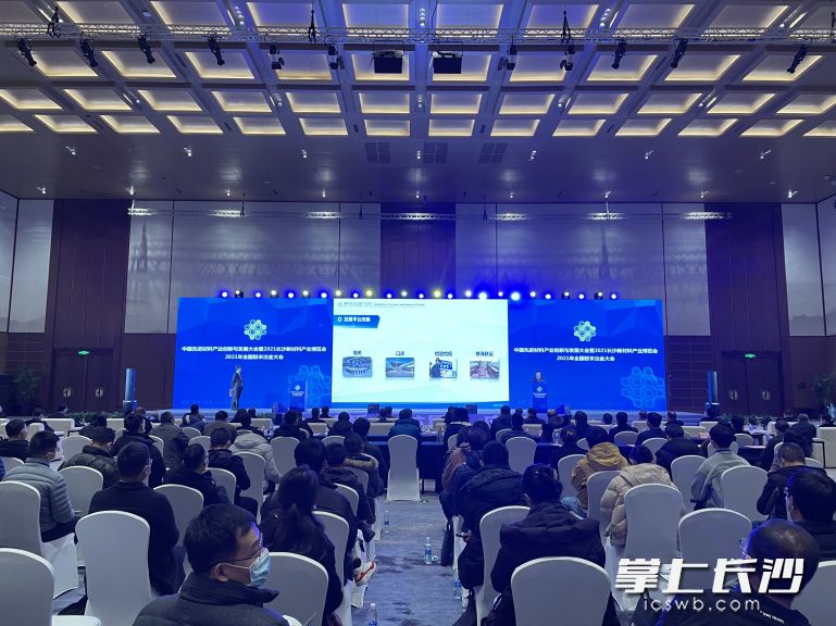 中国先进材料产业创新与发展大会现场。全媒体记者 朱泽寰 摄