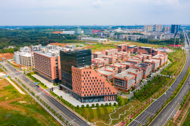 开福区医疗健康产业发展引擎，金霞未来科技城。