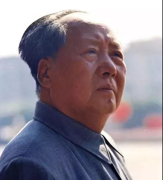 ▲ 老年时代的毛泽东