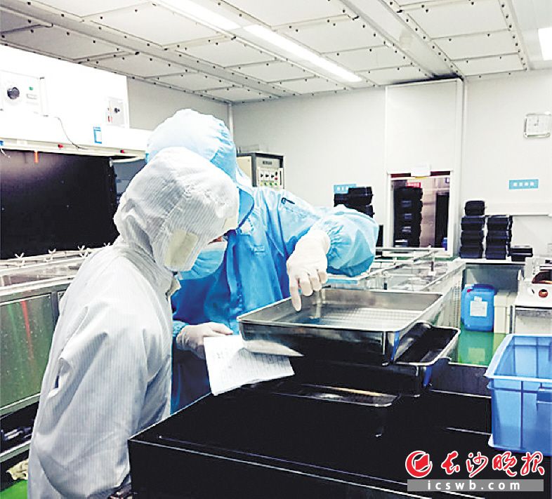 长沙韶光铬板公司自2月10日复工复产以来一直加紧生产。
