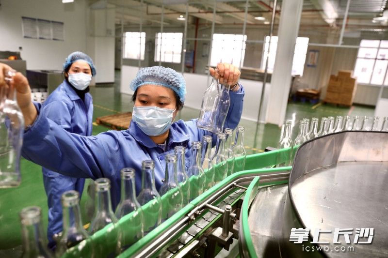 浏阳市两型产业园高朗烈酒浏阳项目生产车间。