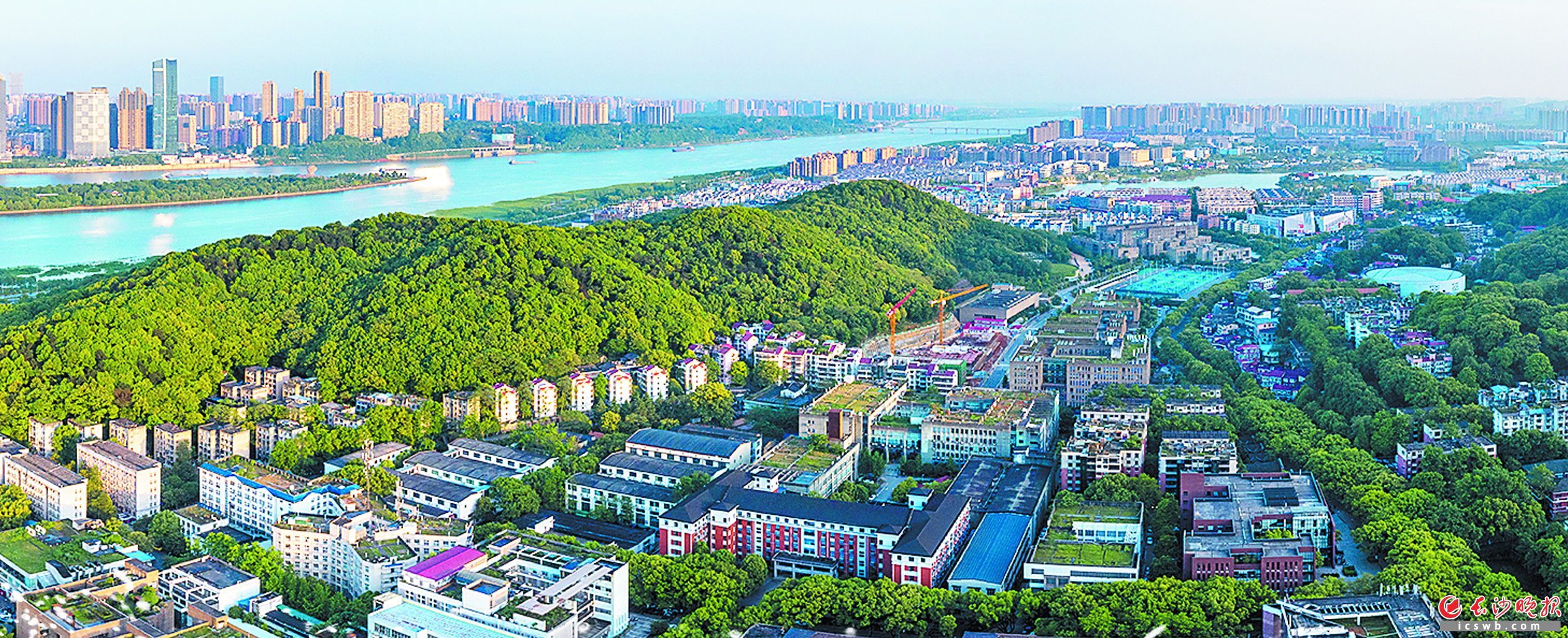 湘江边，麓山下，正崛起一座瞄准一流的大学科技城。