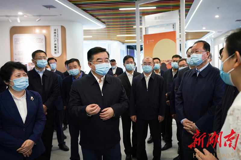 3月17日，张庆伟调研中非经贸合作促进创新示范园。